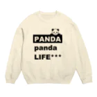 PANDA panda LIFE***ののぞきこみパンダ スウェット
