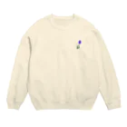 nachiのイラストたちのオランダのチューリップロゴ Crew Neck Sweatshirt