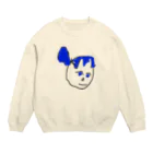 あのブルーな Crew Neck Sweatshirt