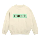 Nerdy Cabの#C0FFEE Crew Neck Sweatshirt