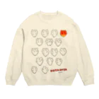 藤枝　とおるのホヤホヤちゃん Crew Neck Sweatshirt