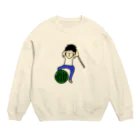 ツンデレボーイズのスイカ割り Crew Neck Sweatshirt