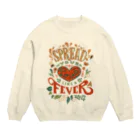 IZANAMI by Akane YabushitaのSpread Your Love Like a Fever Crew Neck Sweatshirt