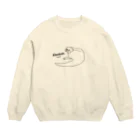 カワウソとフルーツのカワウソカワイイ Crew Neck Sweatshirt