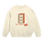 松や SUZURI店のカラーボックス　昭和風 Crew Neck Sweatshirt