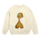 cosakuのどんどこどぐう３ Crew Neck Sweatshirt