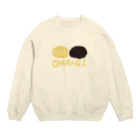 macchaannのおはぎ Crew Neck Sweatshirt