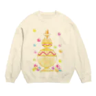 プリズモリイの箱の魔法少女の不思議な香水瓶と魔法玉石 オレンジ Crew Neck Sweatshirt