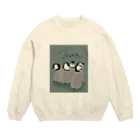 生活リズムが猫のひとの皇帝とてべいびー Crew Neck Sweatshirt