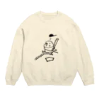 sucre usagi (スークレウサギ）のインコース高め Crew Neck Sweatshirt