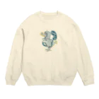 SawatoriのDodotodo（モノクロ風） Crew Neck Sweatshirt