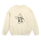 しろいこのじっくりことこと Crew Neck Sweatshirt