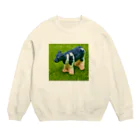 コナカマ通販SUZURI支店のCOW-2021 Crew Neck Sweatshirt