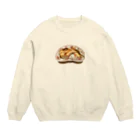 ｱｺﾞｳのぶりかま塩焼き Crew Neck Sweatshirt