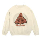 おつかれ帝国のバニーはなきむし（ぱすてるおれんじ） Crew Neck Sweatshirt