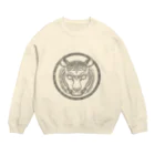 Marks_of_Wanderの装飾虎(黒) Crew Neck Sweatshirt