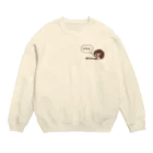 ぎんぺーのしっぽのおやすみキノボリカンガルー Crew Neck Sweatshirt