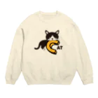 キッズモード某のねこC Crew Neck Sweatshirt