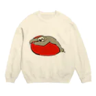 はしもとはしこの【スウェット】ミユビナマケモノ Crew Neck Sweatshirt