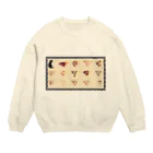 Rasen52のにゃんとクレープ Crew Neck Sweatshirt