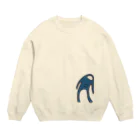 白河志津香のハリツケ顔のハーリーさん Crew Neck Sweatshirt