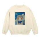 座布団のなつ Crew Neck Sweatshirt