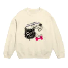 イラスト MONYAAT のCT107 もじゃもじゃ★ぱっふん*wanwanwanA Crew Neck Sweatshirt