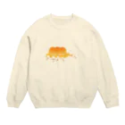 こまどひなのシマエナガのパン屋さん Crew Neck Sweatshirt