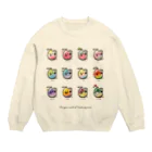 手塚りょうこの1年分てづたまちゃん！ Crew Neck Sweatshirt