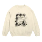 古書　天牛書店のグランヴィル「動物たちの私生活・公生活」＜アンティーク・プリント＞ Crew Neck Sweatshirt