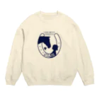 江島　達也の蹄鉄とナチュラル・ホースマンシップ Crew Neck Sweatshirt