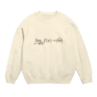 理系のらくがきのリミットあざらし Crew Neck Sweatshirt