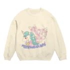 MELTY SUGAR POPのMELTY SUGAR POPユニコーン Crew Neck Sweatshirt