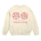 ナゴコロゴの桃花ちゃん_ナゴコロゴ Crew Neck Sweatshirt