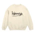 イラスト MONYAAT の蛇でHEAVY　 Crew Neck Sweatshirt