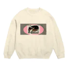 ちょっと夢見るわんだーらんどのちーずけーき Crew Neck Sweatshirt