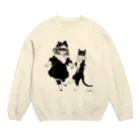 Torii Tsubaki - Shop online [SUZURI店]のキャムちゃんグリちゃん Crew Neck Sweatshirt