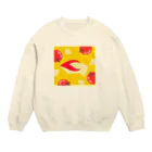 pastelia　shopのまんまるりんごだよ🍎 Crew Neck Sweatshirt