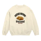 メシテロタイプ（飯テロTシャツブランド）のコロッケ（ビンテージ風） Crew Neck Sweatshirt