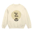 温泉グッズ@ブーさんとキリンの生活の温泉を称えよ Crew Neck Sweatshirt