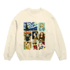 すとろべりーガムFactoryのドット美術館 Crew Neck Sweatshirt