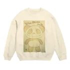 イエローパンダ スマイルのイエローパンダスマイル Crew Neck Sweatshirt