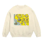 惑星プルルのホットオケーキ海岸管理人　アーリン大佐 Crew Neck Sweatshirt