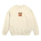 まゆげのみみみスエット Crew Neck Sweatshirt