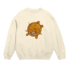 ごごごごりらのんだま君 Crew Neck Sweatshirt