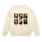 すとろべりーガムFactoryのドット 音楽室の肖像画 Crew Neck Sweatshirt