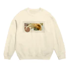 わいわいもるもっとのほんわからむちゃん Crew Neck Sweatshirt