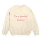 ペンと剣のI'm a feminist goddess 2  Crew Neck Sweatshirt