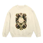 古書　天牛書店のジョルジュ・バルビエのイラスト Crew Neck Sweatshirt