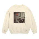 Neko baccaのシュート！？リバウンド！？ Crew Neck Sweatshirt